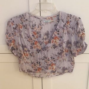 Urban Outfitters Kimchi Blue Floral Top